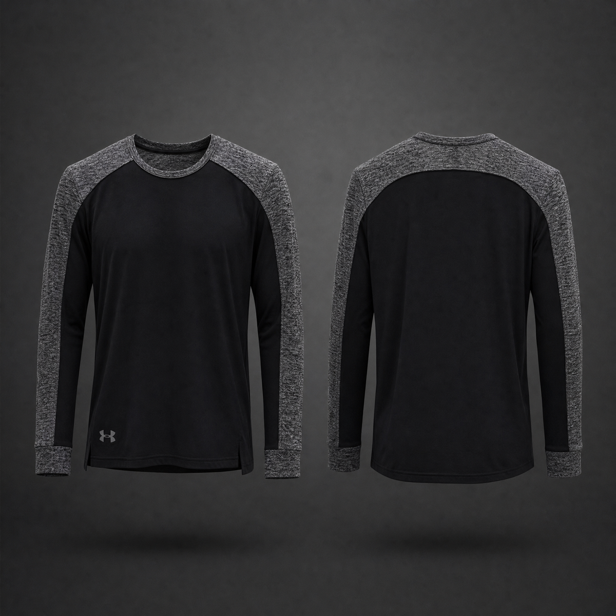 UA Women's Favorite Longsleeve – Black, front view