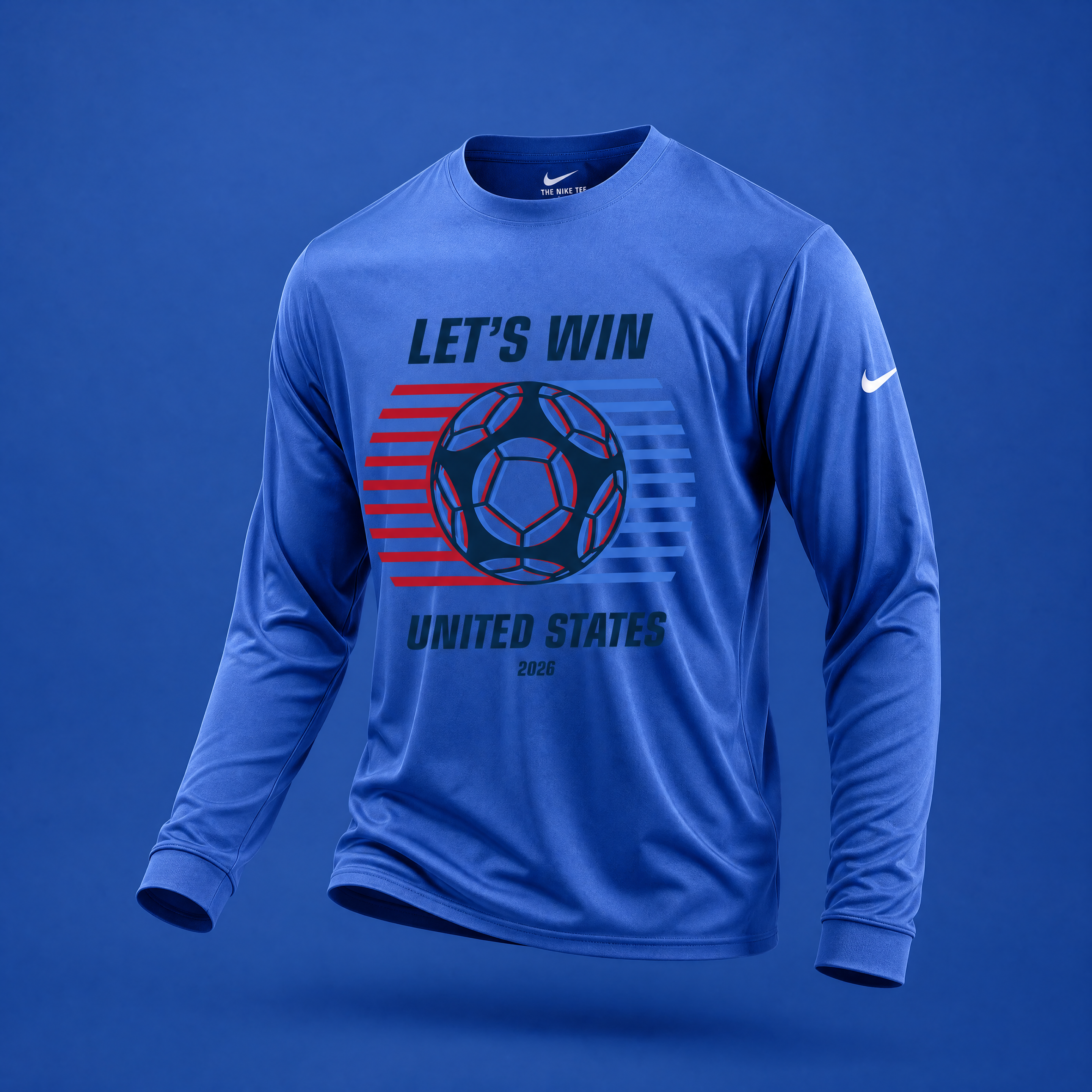 USA Let's Win | Nike Core Cotton Long Sleeve T-Shirt