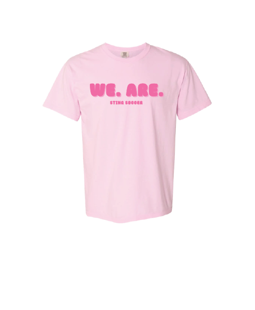 Sting Soccer | We Are. Pink CC Tee | Blossom