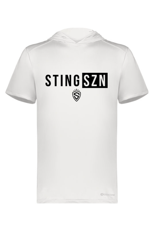 Sting SZN | Pitch Is Ours Coolcore Hoodie | White