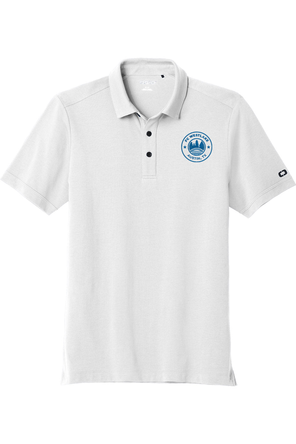 FC Westlake | Woven Crest Patch Force Blue OGIO® Limit Polo