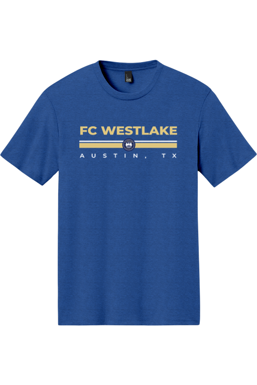 FCW ATX Event | Gold Bar Core Deep Royal District Perfect Tri Tee