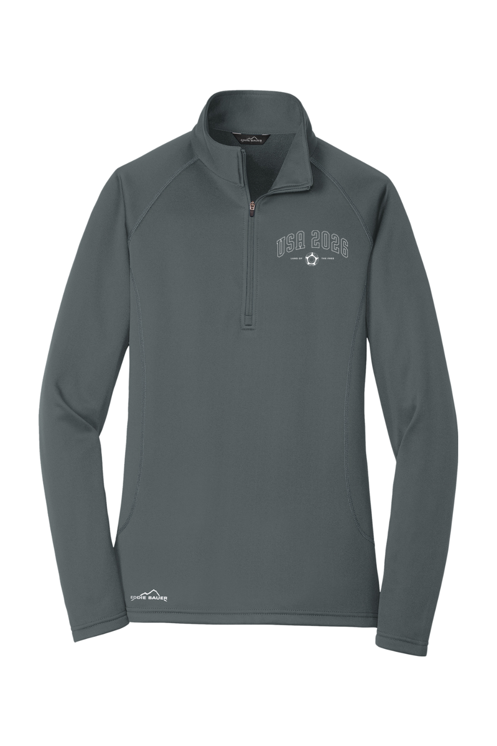 USA | Eddie Bauer Ladies Smooth Fleece 1/2-Zip Sweatshirt
